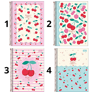 Caderno Universitário 10M Amarena Cereja 160F Tilibra
