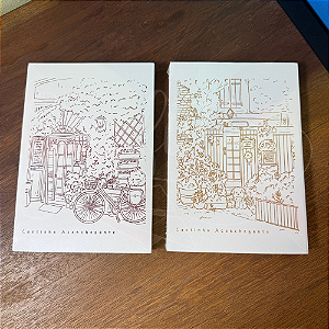 Caderno Sketchbook Livro A5 Cantinho Aconchegante Uniso