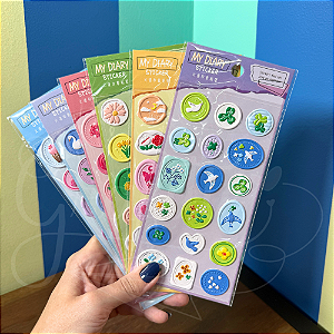 Adesivo Decorativo Stamp Selos Uniso