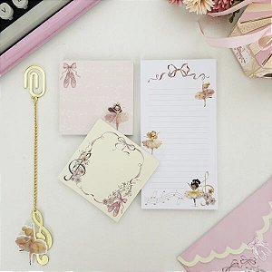 Trio de Bloquinhos Bailarinas Buendia