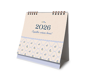 Calendário de Mesa 2026 Cartões Gigantes