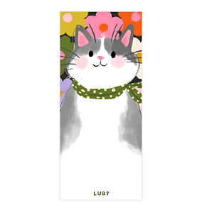 Bloco de Notas Magnético Gatinha Filo 40 folhas Lubi