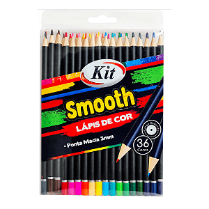 Lápis de Cor Smooth 36C Kit