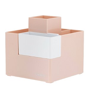 Organizador Porta Lápis Linfini Rosa Deli