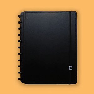 Caderno Inteligente Grande Black 80 Folhas