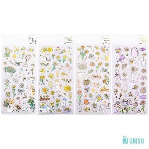 Adesivo Transparente Buquê Uniso