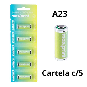 Kit Pilha 12V A23 5unid Maxprint