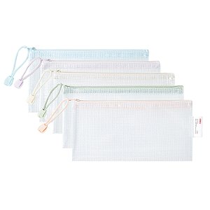 Pasta Ziper P Tela Malha de PVC Deli