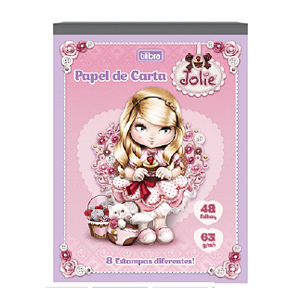 Bloco Papel de Carta Jolie 48F Tilibra