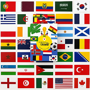 Adesivo na Caixinha Copa do Mundo Brasil Buendia