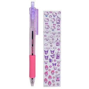 Caneta Esferográfica 0.7 Hello Kitty com Adesivo para Personalizar Leonora