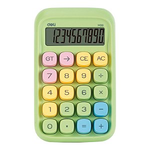 Calculadora 10 Digitos Clickolor Verde Deli