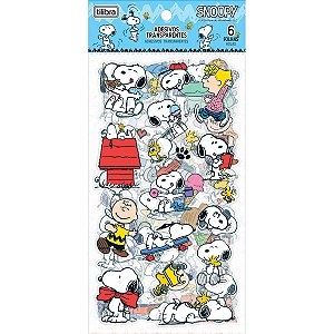 Adesivo Transparente Snoopy 6F Tilibra