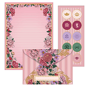 Papel de Carta com Envelope Bridgerton Tilibra