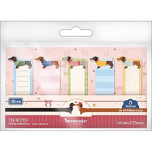 Bloco Adesivo Tili Notes Brownie Dog Tilibra