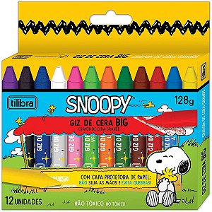 Giz de Cera Snoopy 12C Tilibra