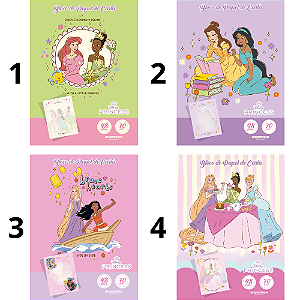 Bloco Papel de Carta 48F Princesas Animativa