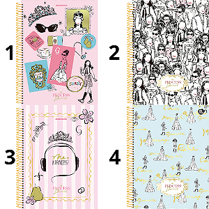 Caderno Universitário 1M Diário da Princesa 80F Animativa
