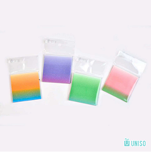 Bloco Adesivo Glitter Degradê Uniso