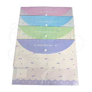 Pasta Envelope com Botão Beautiful Bow Uniso