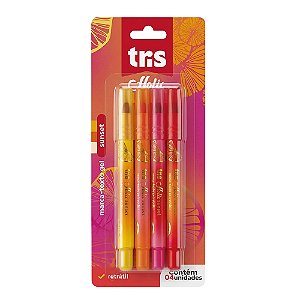 Marca Texto em Gel 4unid Sunset Tris