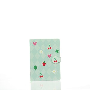 Caderno de Anotações Cereja Capa Dura Floriê