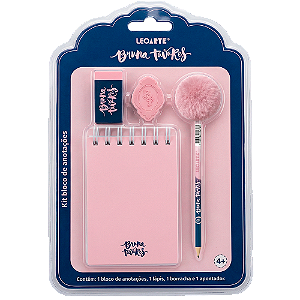Kit Papelaria Bruna Tavares 4 produtos Leonora
