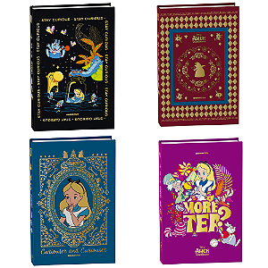 Caderno Colegial Costurado 160F Alice Animativa