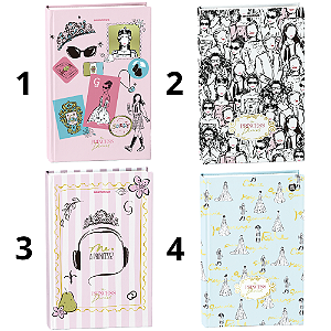 Caderno Colegial Costurado Diário da Princesa 80F Animativa