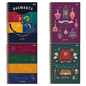 Caderno Colegial 10M Harry Potter 160F Jandaia