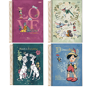 Cadernos Universitário 1M Disney Classicos 80F Jandaia