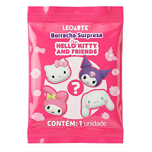 Borracha Topper 3D Surpresa Hello Kitty e Amigos Leonora