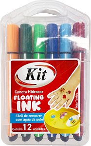 Caneta Hidrocor 12C Jumbo Brincando na Água Kit