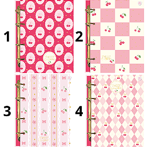 Caderno Argolado Colegial Sweet Cherry 160F Animativa