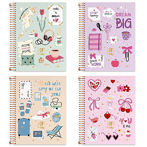 Caderno Universitário 10M Soft Days 160F Cadersil