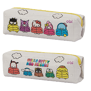 Estojo Simples Hello Kitty e Amigos Obi