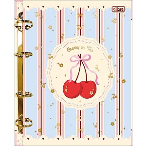 Caderno Argolado Colegial 80F Amarena Tilibra
