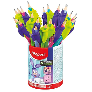 Lápis Grafite Kidy Learn com Apoio de Dedo Maped