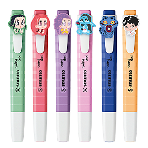 Marca Texto Stabilo Swing Cool Guerreiras do Kpop 275/16-11