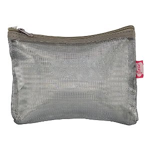 Necessaire Telinha Cinza Floriê