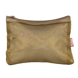 Necessaire Telinha Dourado Floriê