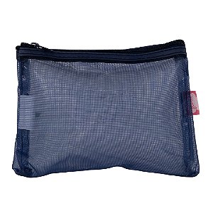 Necessaire Telinha Azul Marinho Floriê