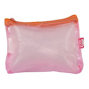 Necessaire Telinha Laranja Floriê