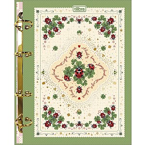 Caderno Argolado Colegial Scarlet 80F Tilibra