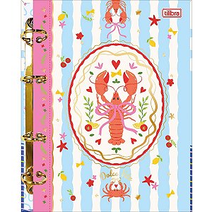 Caderno Argolado Colegial Seamalfi 80F Tilibra
