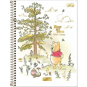 Caderno Universitário 1M Pooh 80 Folhas Tilibra