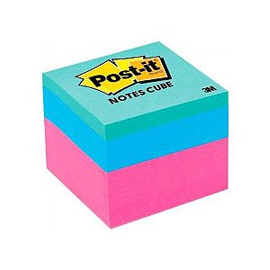 Post-it Cubinho Ultra 3 cores 400 folhas 3M