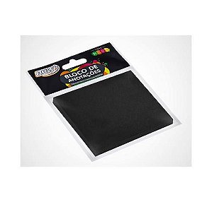 Bloco de Anotações Preto 76x76mm 50fl BRW BA7653