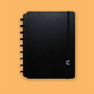 Caderno Inteligente Médio Black 80 Folhas