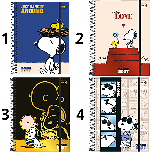 Planner Espiral Snoopy 2027 Tilibra 301353